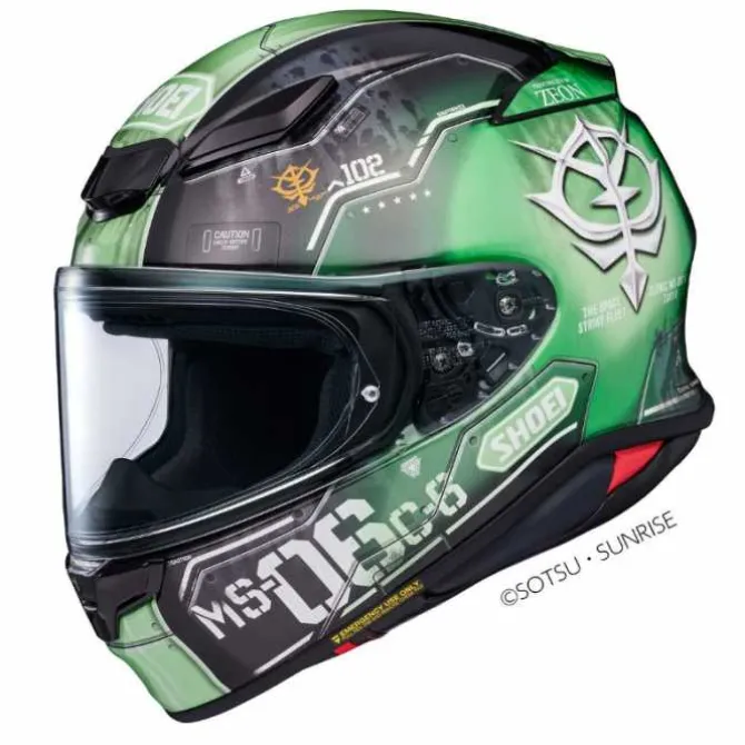 Casco Nxr 2 Chars Zaku II TC4 Verde
