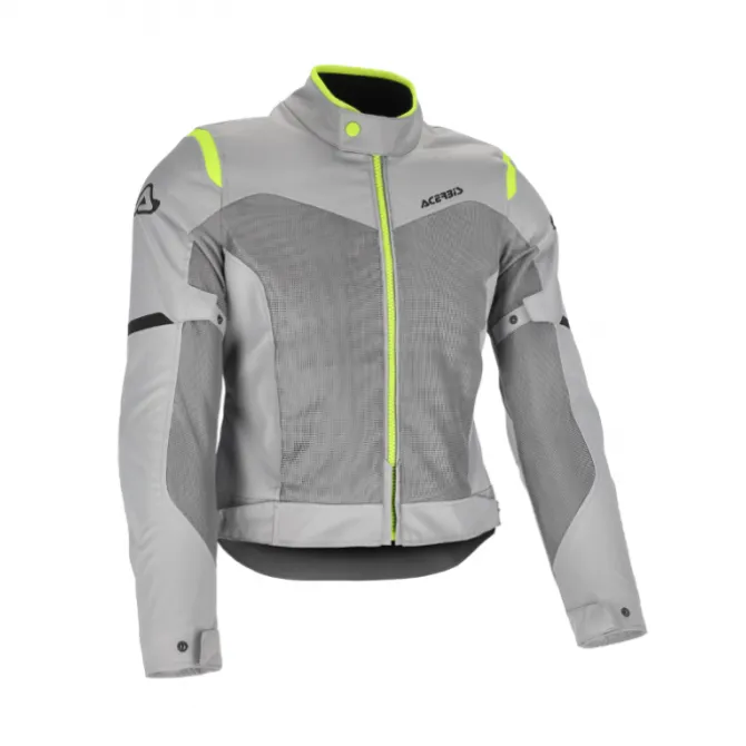 Giacca CE Ramsey Vented 2.0 Lady Grigio Giallo