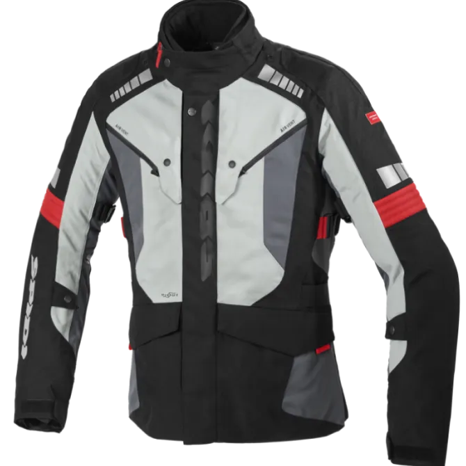 Giacca Outlander H2out Grigio Rosso