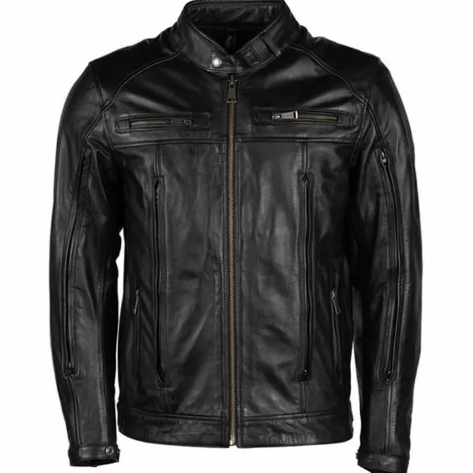 Giubbotto Vento Air Pelle Nero