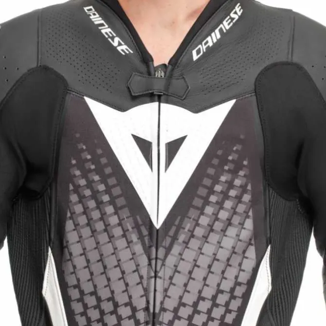 Tuta Dainese Laguna Seca 6 Perf. Nero Bianco